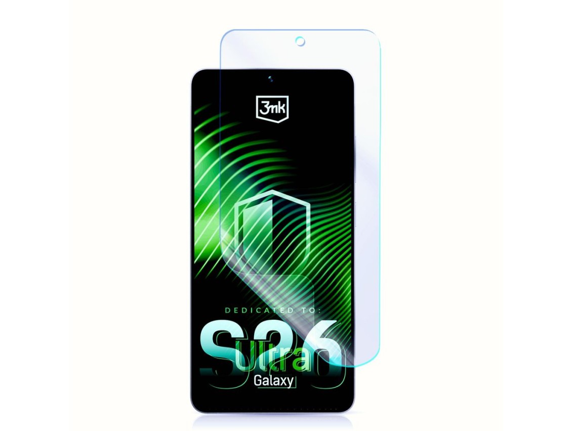 Película de vidro híbrido 3mk FlexibleGlass para Samsung Galaxy S26 Ultra