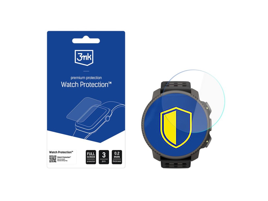 Vidro h�brido para o visor do smartwatch 3mk Watch Protection FlexibleGlass para Suunto Vertical 2 (