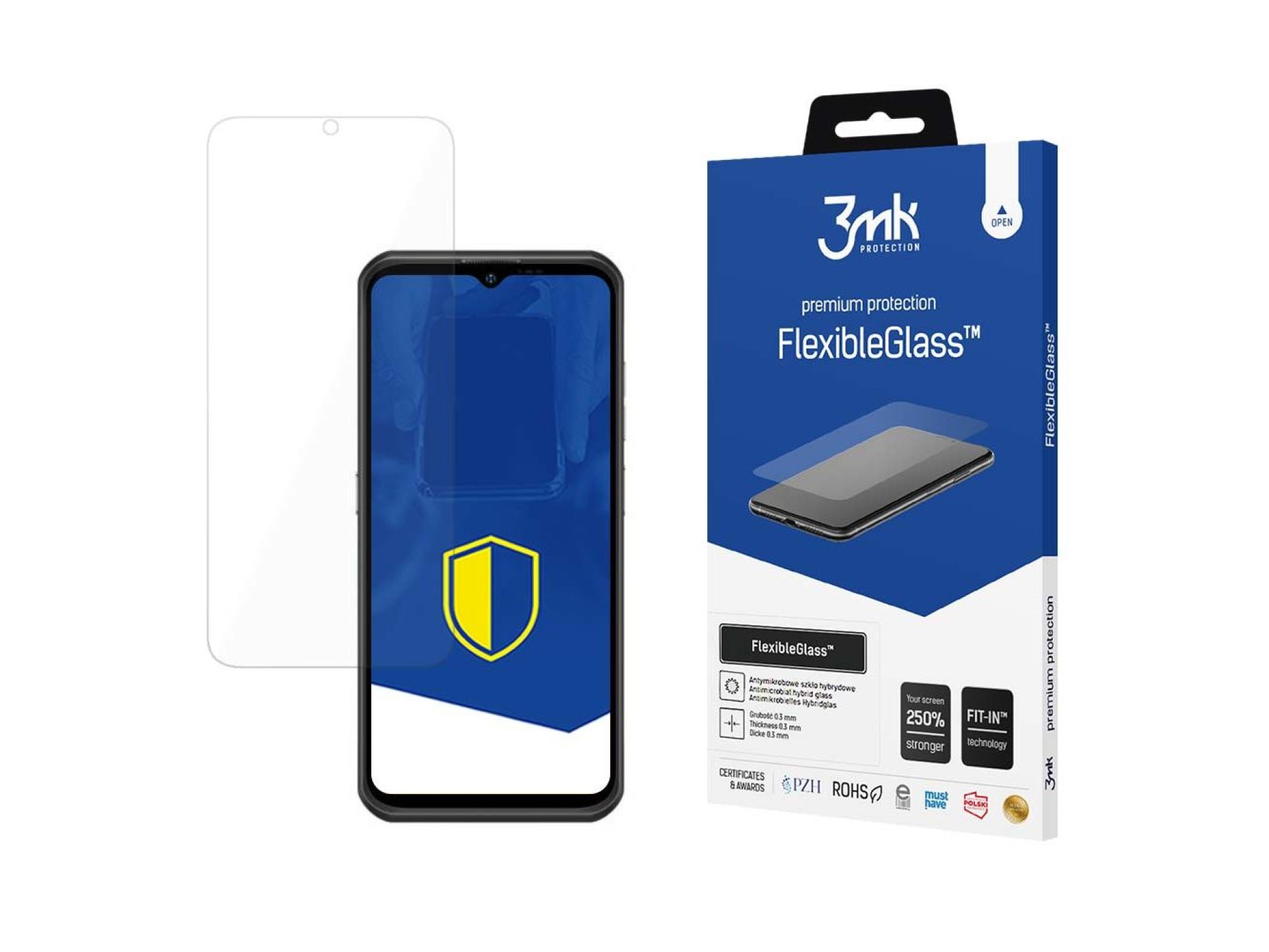 Cristal híbrido flexible 3mk para Ulefone Armor 17 Pro