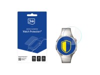 Pel�cula de prote��o para rel�gio 3mk FlexibleGlass, vidro h�brido para a tela do smartwatch Huawei 