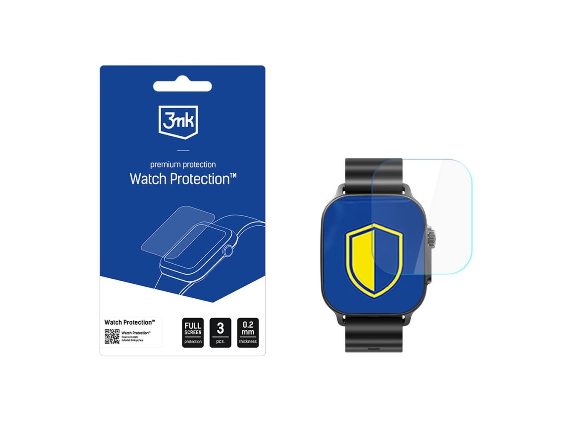 3mk Watch Protection FlexibleGlass hybrid glass for the smartwatch display for Realme Watch 5