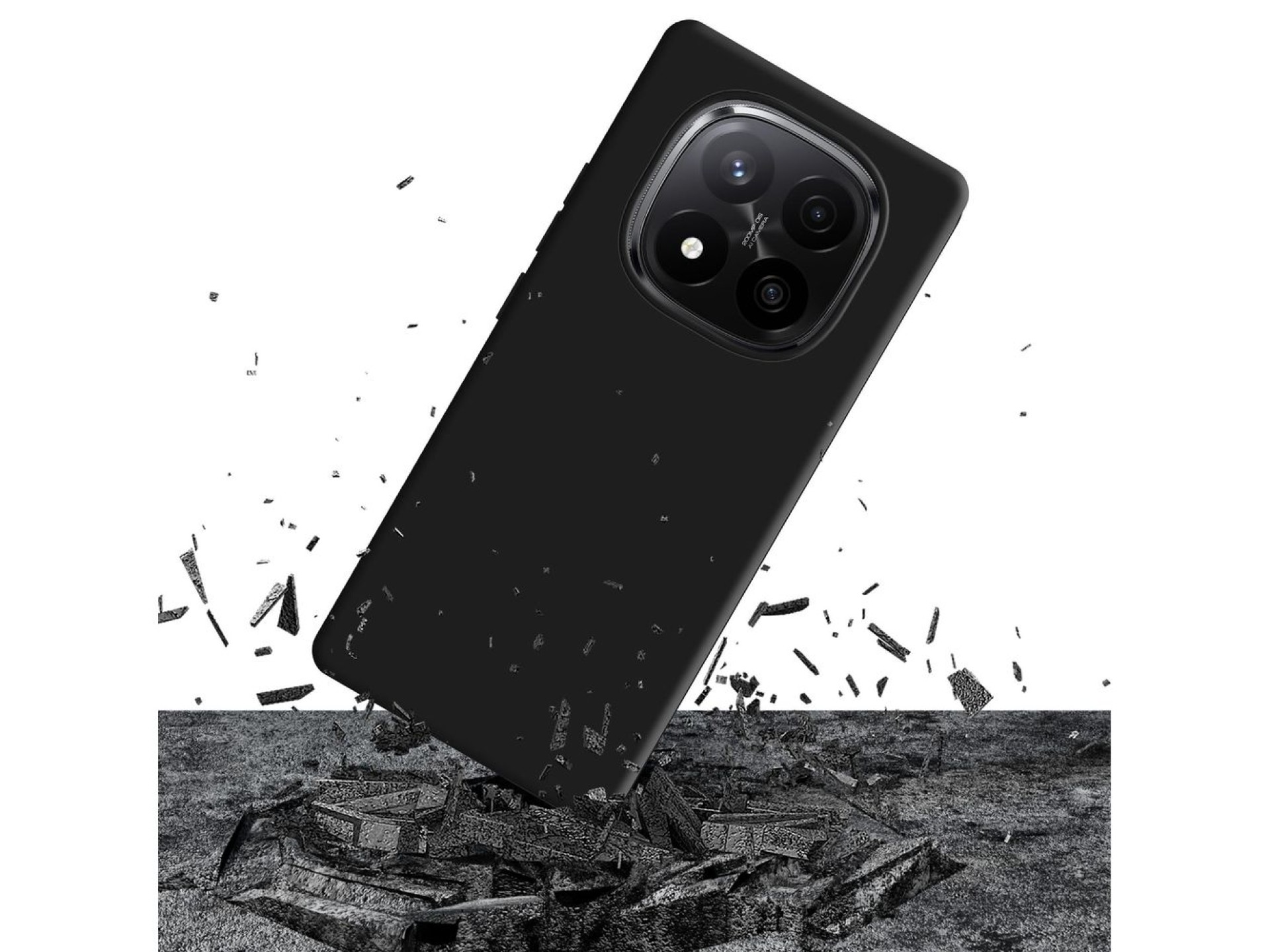 Funda 3mk Matt Case Pro para Xiaomi Redmi Note 15 5G - negra