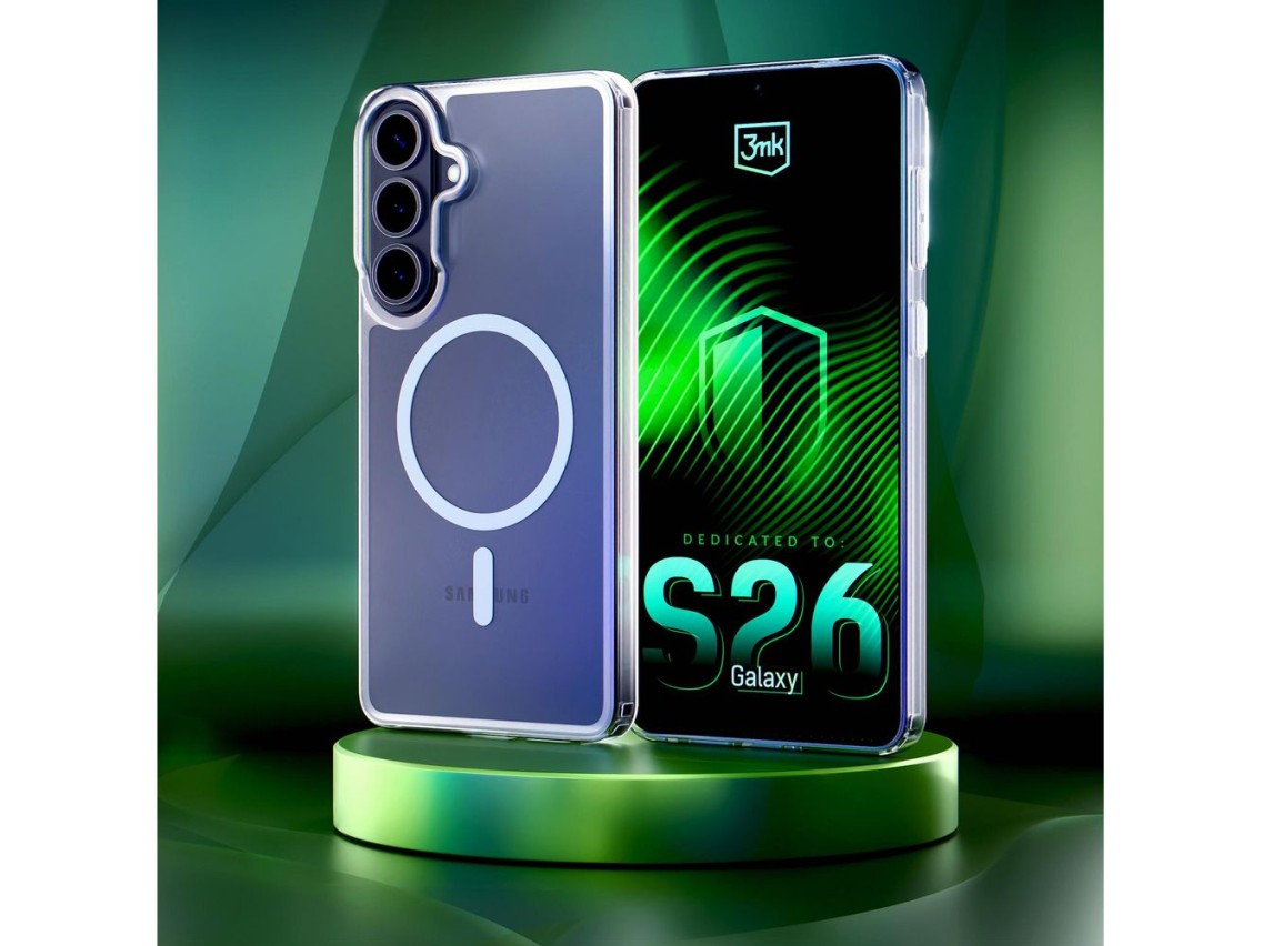 3mk Armor MagCase para Samsung Galaxy S26 Pro - Transparente