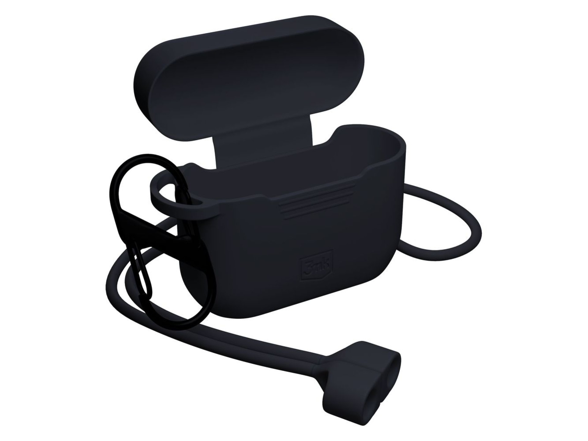 3mk Silicone AirPods Case for AirPods Pro 3 - Black