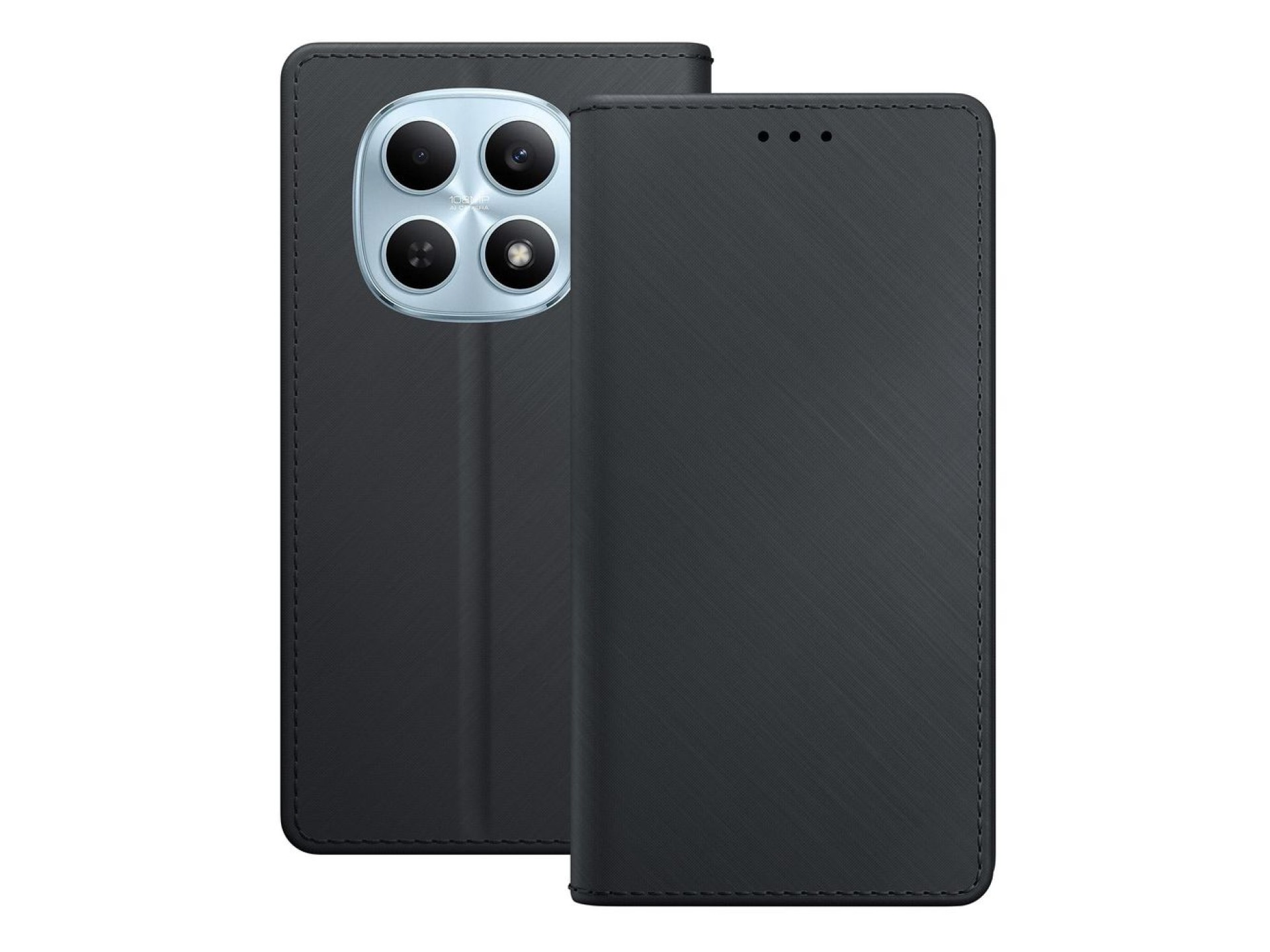 3mk Wallet Case for Xiaomi Redmi Note 15 5g - black
