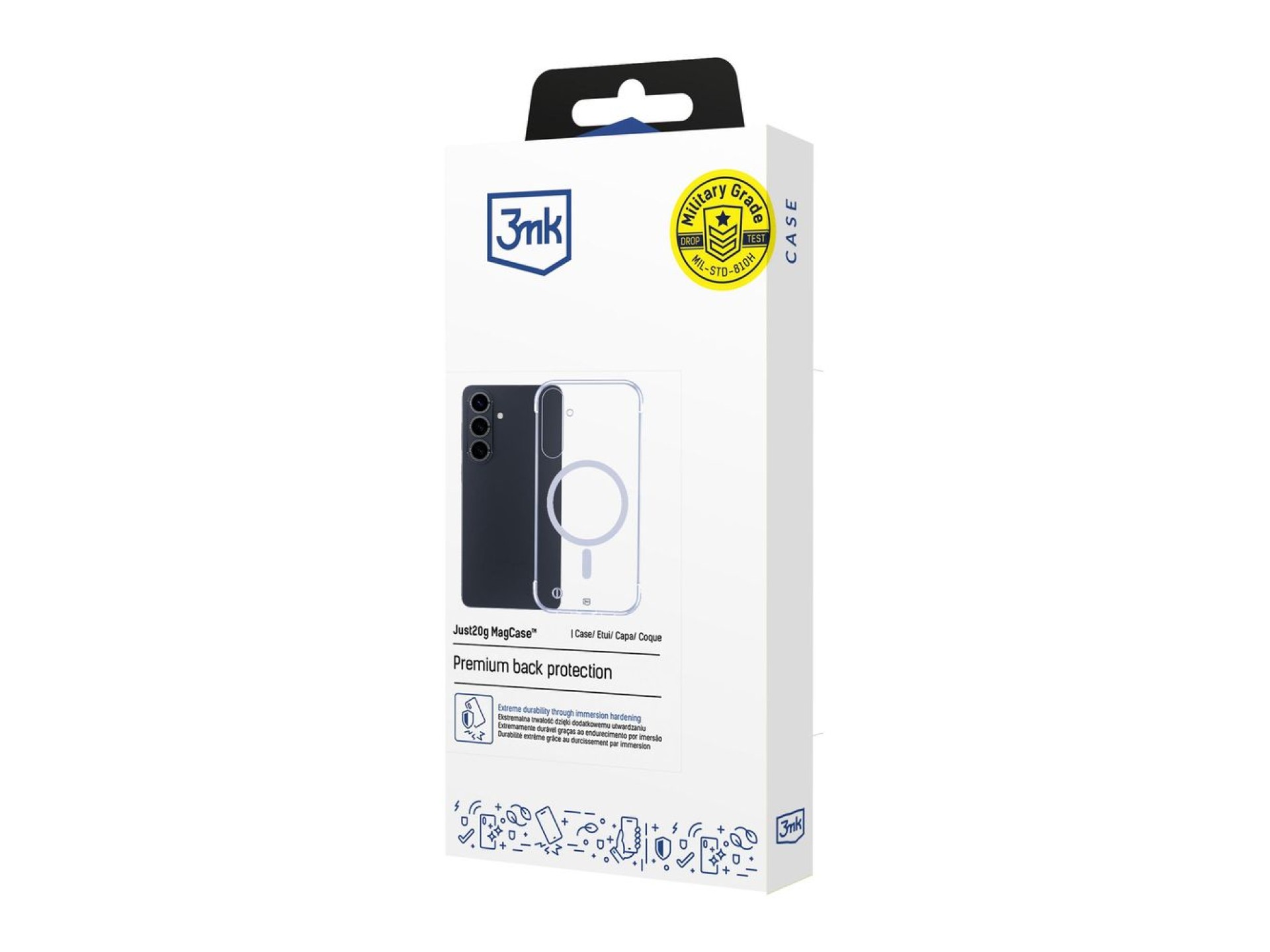 3mk Just20g MagCase para Samsung Galaxy S26+ - transparente