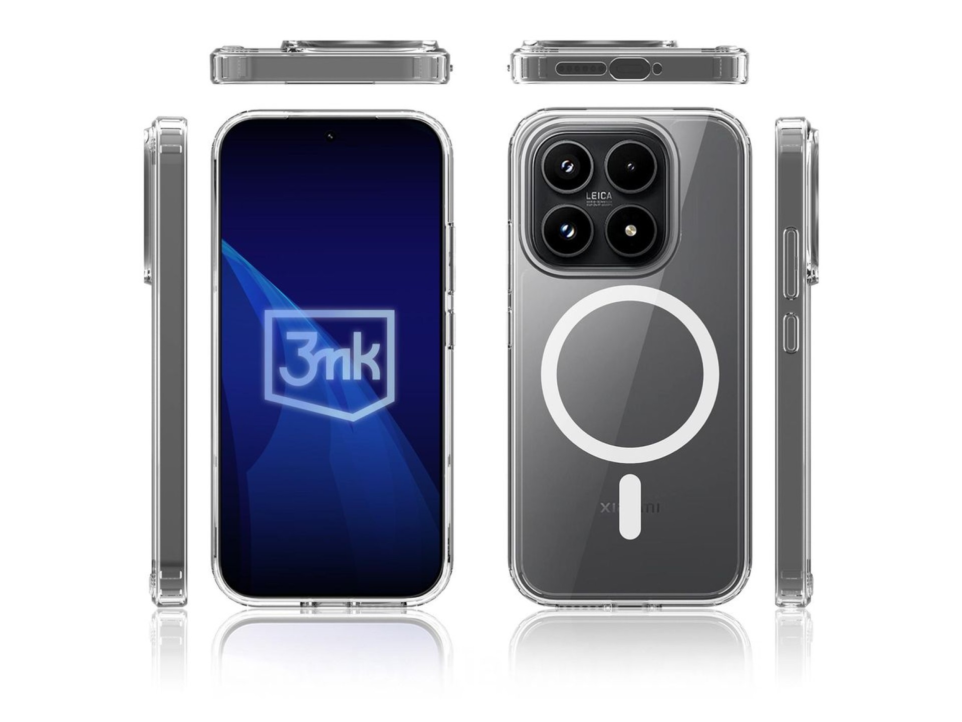 Capa 3mk Armor MagCase para Xiaomi 17 - transparente