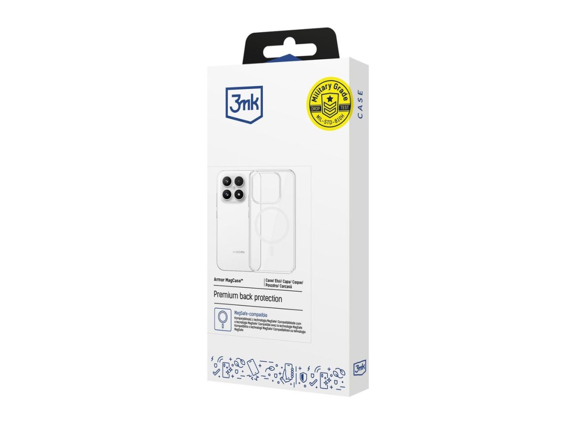 Capa 3mk Armor MagCase para Xiaomi 17 - transparente