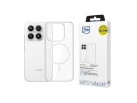 Capa 3mk Armor MagCase para Xiaomi 17 - transparente Capa 3mk Armor MagCase para Xiaomi 17 - transparente