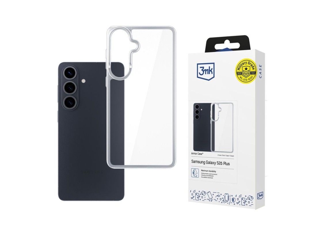 3mk Armor Case for Samsung Galaxy S26 Pro - Transparent