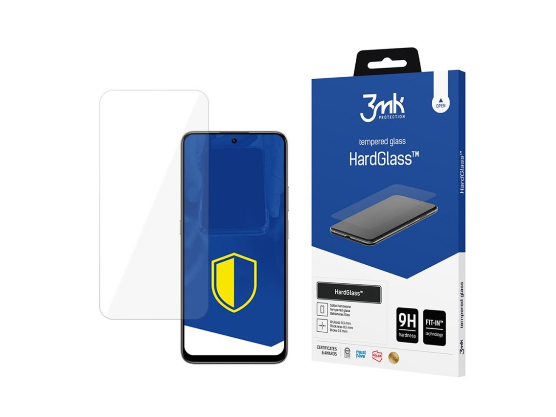 Película de vidro temperado 3mk HardGlass para Honor X7D