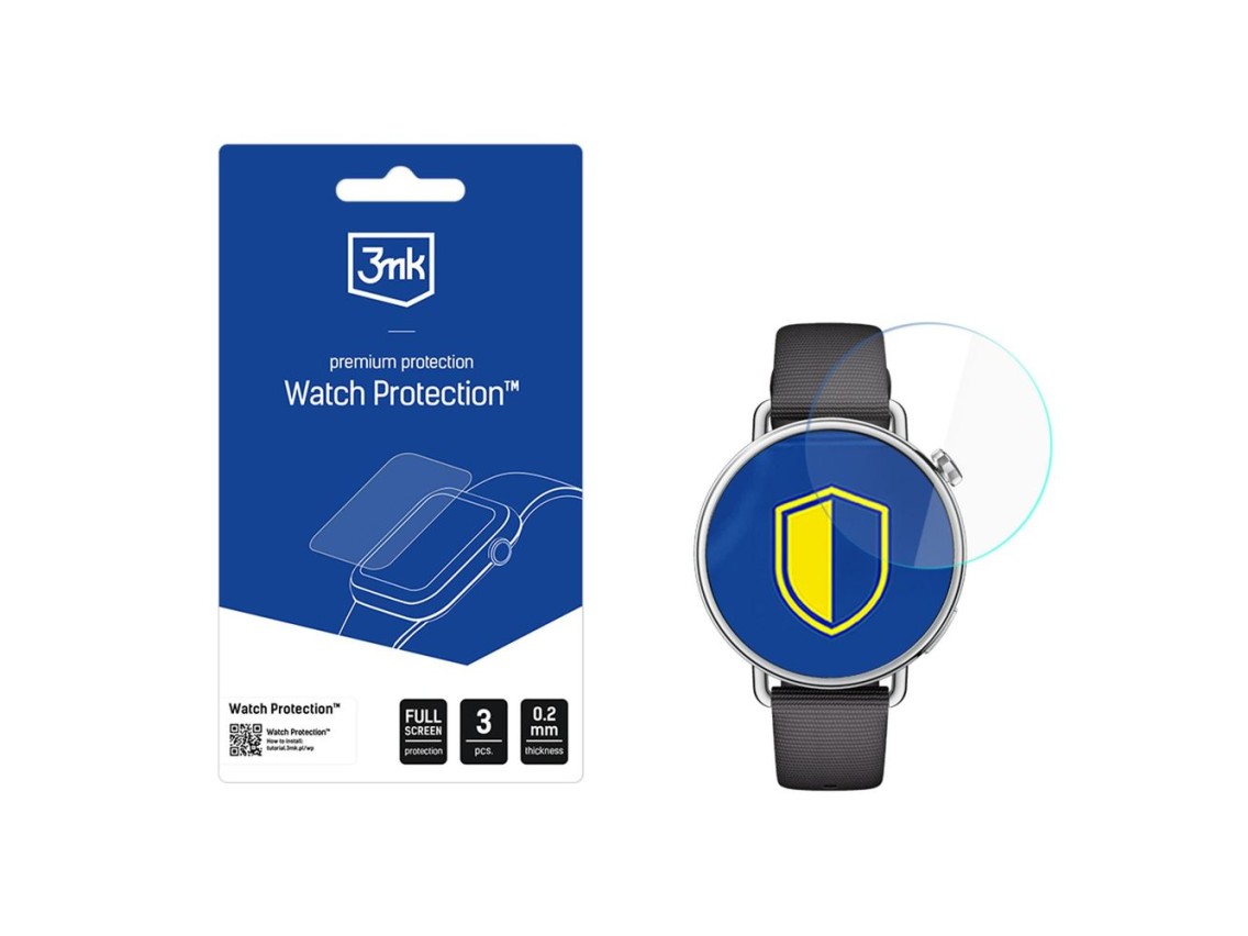 Protector de pantalla h�brido FlexibleGlass de 3mk Watch Protection para el reloj inteligente Xiaomi