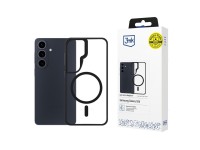 3mk Satin Armor MagCase para Samsung Galaxy S26 - Preto Transparente 3mk Satin Armor MagCase para Samsung Galaxy S26 - Preto Transparente
