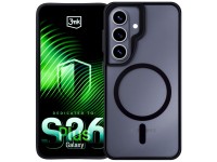 3mk Satin Armor MagCase for Samsung Galaxy S26+ - Black 3mk Satin Armor MagCase for Samsung Galaxy S26+ - Black