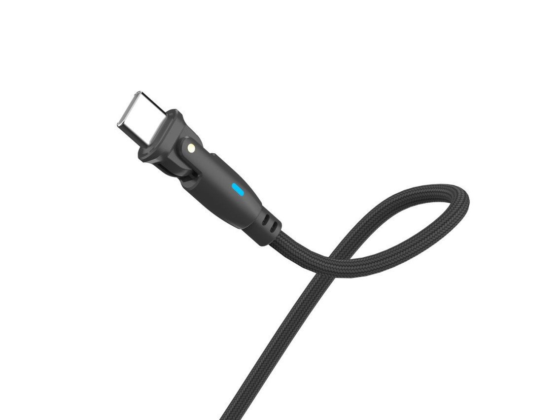 Cable 3mk Hyper Cable N-SERIES USB-C / USB-C 2m 20V/3A 60W / negro
