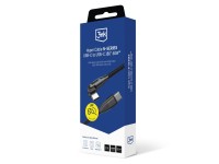 Cable 3mk Hyper Cable N-SERIES USB-C / USB-C 2m 20V/3A 60W / negro Cable 3mk Hyper Cable N-SERIES USB-C / USB-C 2m 20V/3A 60W / negro