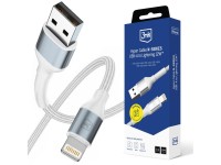 3mk 3mk Cable 3mk Hyper Cable N-SERIES USB-A / Lightning 2m 5V/2.4A 12W / white
