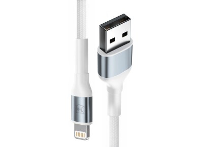 3mk 3mk Cable 3mk Hyper Cable N-SERIES USB-A / Lightning 2m 5V/2.4A 12W / white