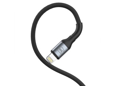 3mk Hyper Cable 3mk Hyper Cable N-SERIES USB-A / Lightning 1m 5V/2.4A 12W / black 3mk Hyper Cable 3mk Hyper Cable N-SERIES USB-A / Lightning 1m 5V/2.4A 12W / black