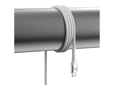 Cable 3mk Hyper N-SERIES USB-A / MicroUSB 1m 5V/2.4A 12W / blanco
