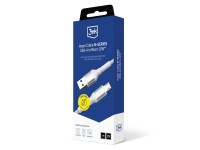 Cable 3mk Hyper N-SERIES USB-A / MicroUSB 1m 5V/2.4A 12W / blanco Cable 3mk Hyper N-SERIES USB-A / MicroUSB 1m 5V/2.4A 12W / blanco