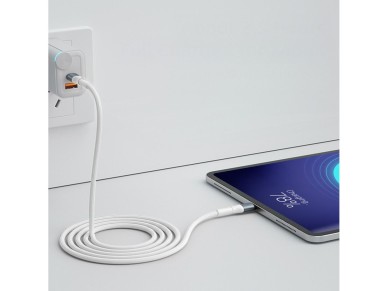 3mk Hyper Cable 3mk Hyper Cable N-SERIES USB-C / USB-C 1m 20V/5A 100W / white 3mk Hyper Cable 3mk Hyper Cable N-SERIES USB-C / USB-C 1m 20V/5A 100W / white