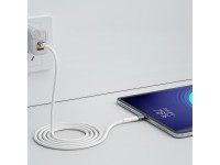 3mk Hyper Cable 3mk Hyper Cable N-SERIES USB-C / USB-C 1m 20V/5A 100W / white 3mk Hyper Cable 3mk Hyper Cable N-SERIES USB-C / USB-C 1m 20V/5A 100W / white