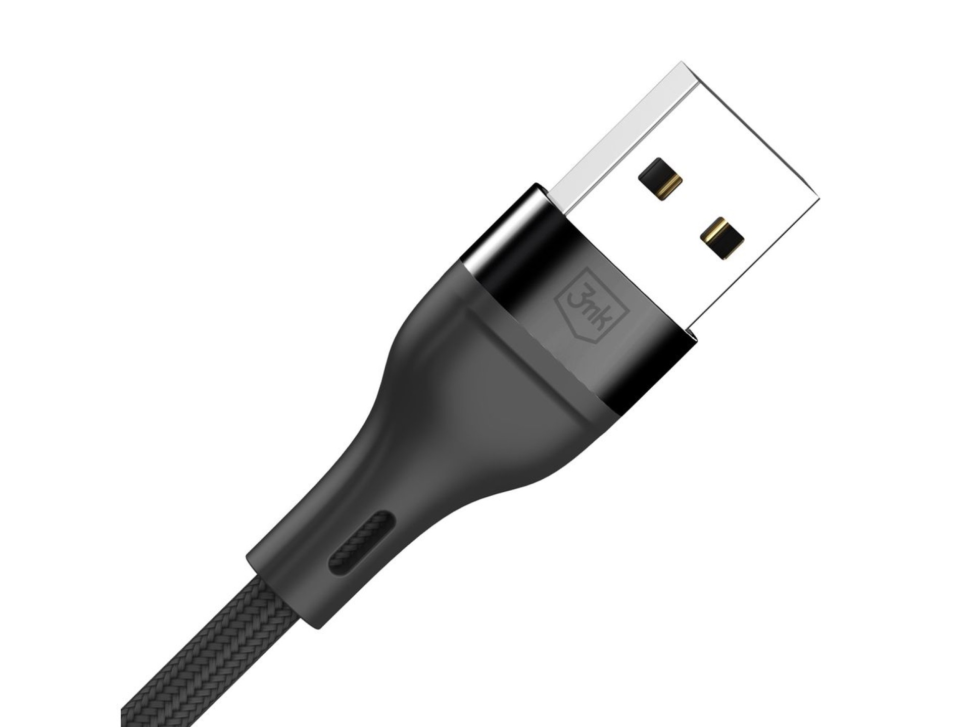 3mk Hyper Cable N-SERIES 3 in 1 USB-A / Lightning / Micro 1.2m 9V/2A 18W - black
