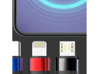 3mk Hyper Cable N-SERIES 3 in 1 USB-A / Lightning / Micro 1.2m 9V/2A 18W - black 3mk Hyper Cable N-SERIES 3 in 1 USB-A / Lightning / Micro 1.2m 9V/2A 18W - black
