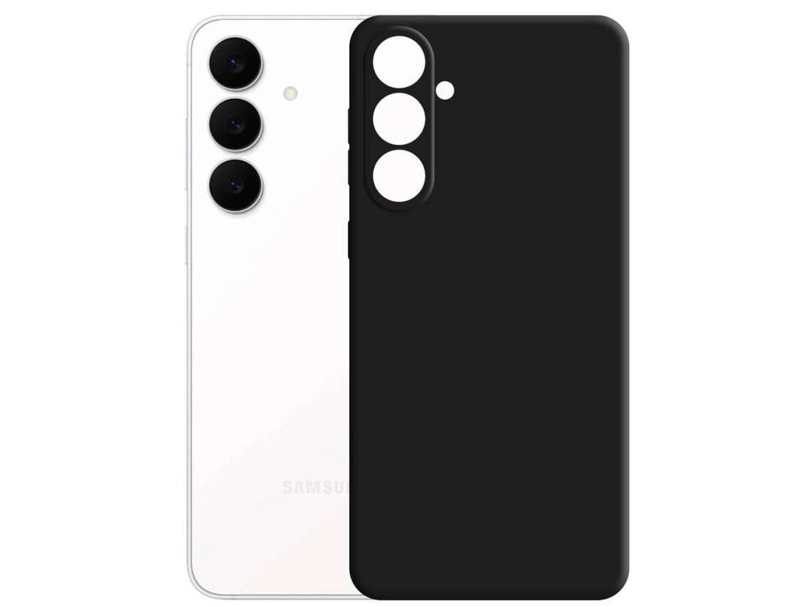 Funda 3mk Matt Case Pro para Samsung Galaxy S25 FE - negro mate