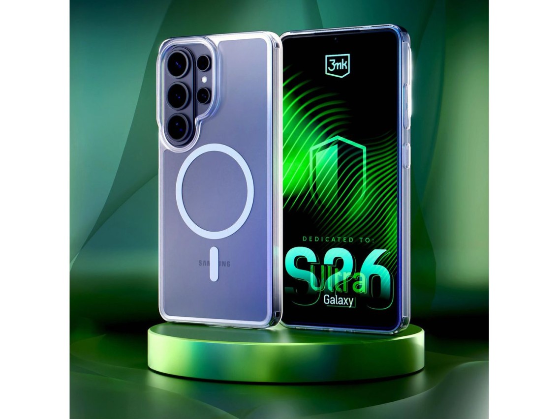 Funda 3mk Armor MagCase para Samsung Galaxy S26 Ultra - Transparente