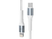 3mk Hyper Cable N-SERIES USB-C / Lightning 1m 9V/2A 20W / white 3mk Hyper Cable N-SERIES USB-C / Lightning 1m 9V/2A 20W / white