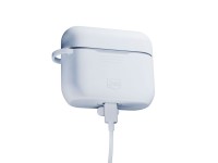3mk Silicone AirPods Case for AirPods Pro 3 - White