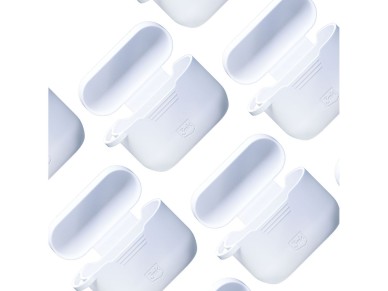 Capa de silicone 3mk para AirPods Pro 3 - Branca