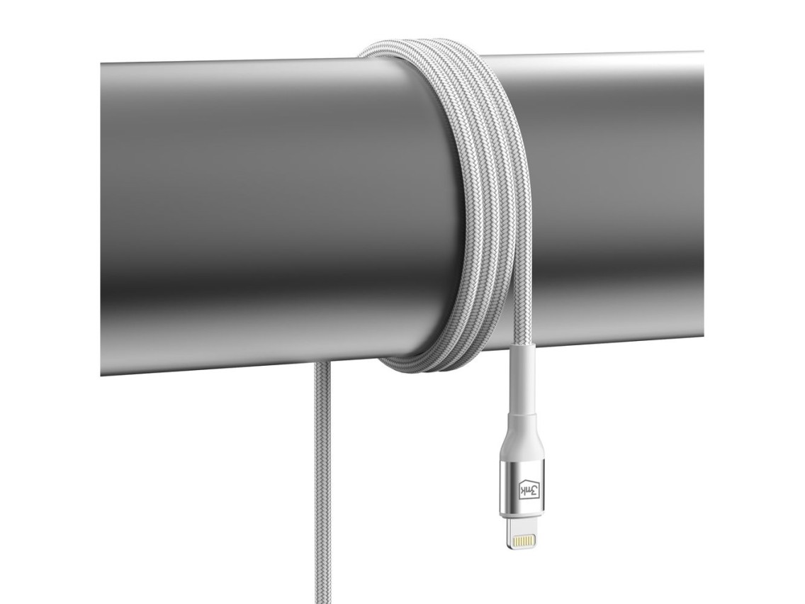 3mk Hyper Cable N-SERIES USB-C / Lightning 1m 9V/2A 20W / white