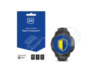 Película protetora de vidro híbrido FlexibleGlass da 3mk para a tela do smartwatch Garmin Instinct C Película protetora de vidro híbrido FlexibleGlass da 3mk para a tela do smartwatch Garmin Instinct C