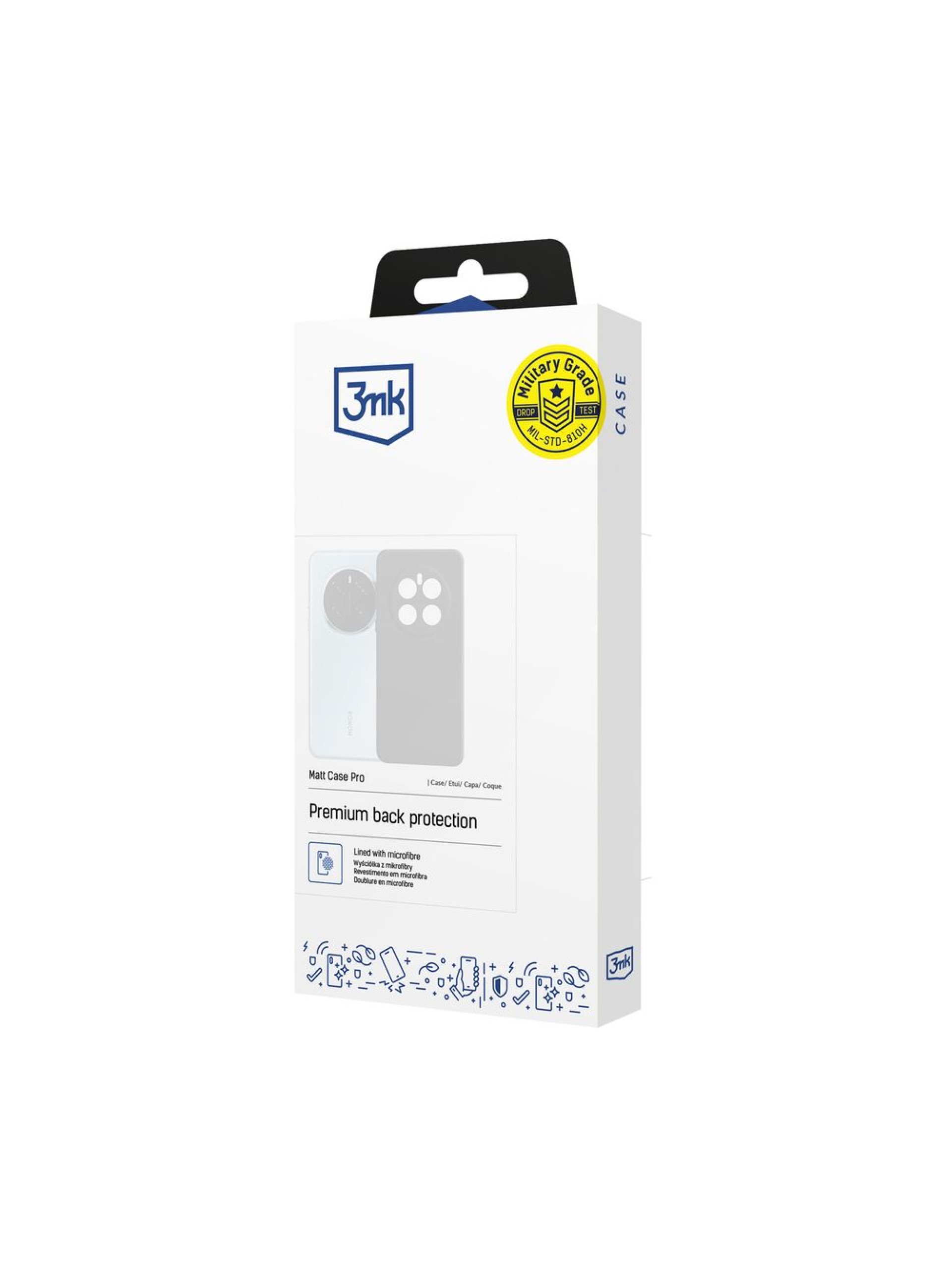 Capa 3mk Matt Case Pro para Xiaomi Redmi 15C 4G / Xiaomi Poco C85 4G - Preta
