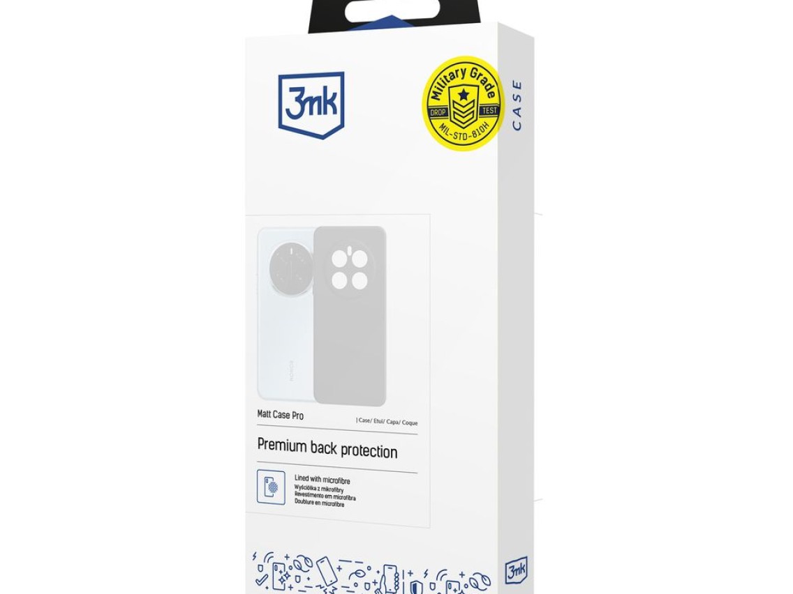 Capa 3mk Matt Case Pro para Xiaomi Redmi 15C 4G / Xiaomi Poco C85 4G - Preta