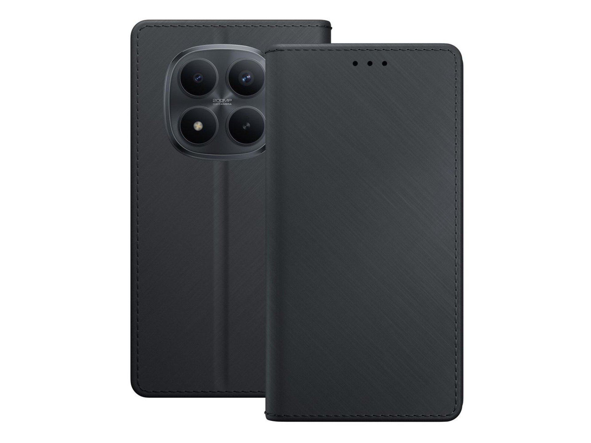 3mk Wallet Case for Xiaomi Redmi Note 15 Pro+ 5G - black
