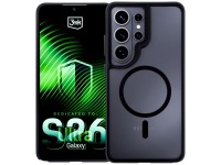 3mk Satin Armor MagCase for Samsung Galaxy S26 Ultra - Transparent Black 3mk Satin Armor MagCase for Samsung Galaxy S26 Ultra - Transparent Black