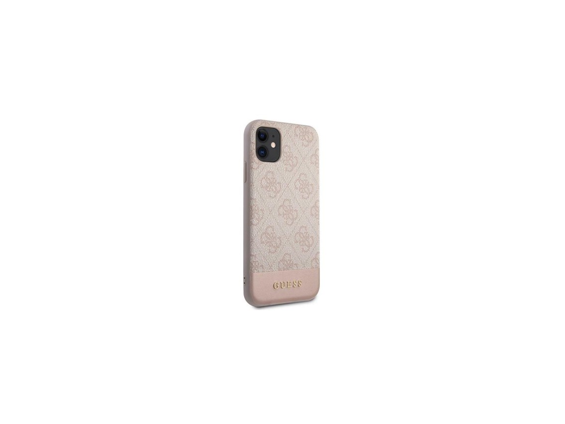 Funda Guess 4G Stripe Collection para iPhone 11 / Xr de 6.1" - Rosa