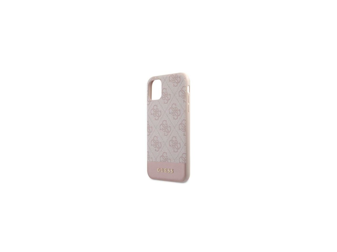 Funda Guess 4G Stripe Collection para iPhone 11 / Xr de 6.1" - Rosa