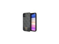 Capa Guess 4G Triangle Collection para iPhone 11 6.1" / Xr - cinza