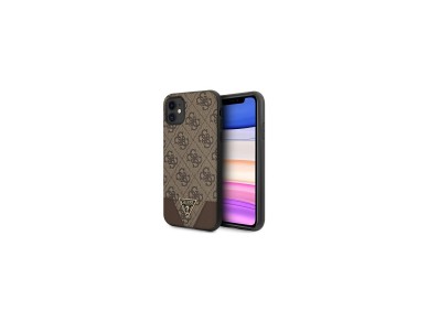 Guess 4G Triangle Collection case for iPhone 11 6.1" / Xr 6.1" - brown Guess 4G Triangle Collection case for iPhone 11 6.1" / Xr 6.1" - brown