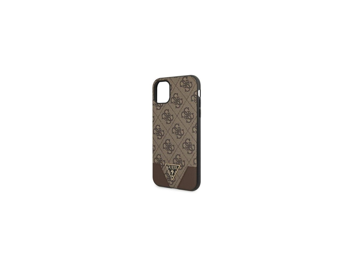 Funda Guess 4G Triangle Collection para iPhone 11 6.1" / Xr 6.1" - marrón