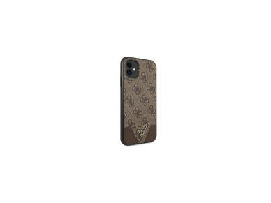 Guess 4G Triangle Collection case for iPhone 11 6.1" / Xr 6.1" - brown Guess 4G Triangle Collection case for iPhone 11 6.1" / Xr 6.1" - brown