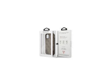 Guess 4G Triangle Collection case for iPhone 11 6.1" / Xr 6.1" - brown Guess 4G Triangle Collection case for iPhone 11 6.1" / Xr 6.1" - brown