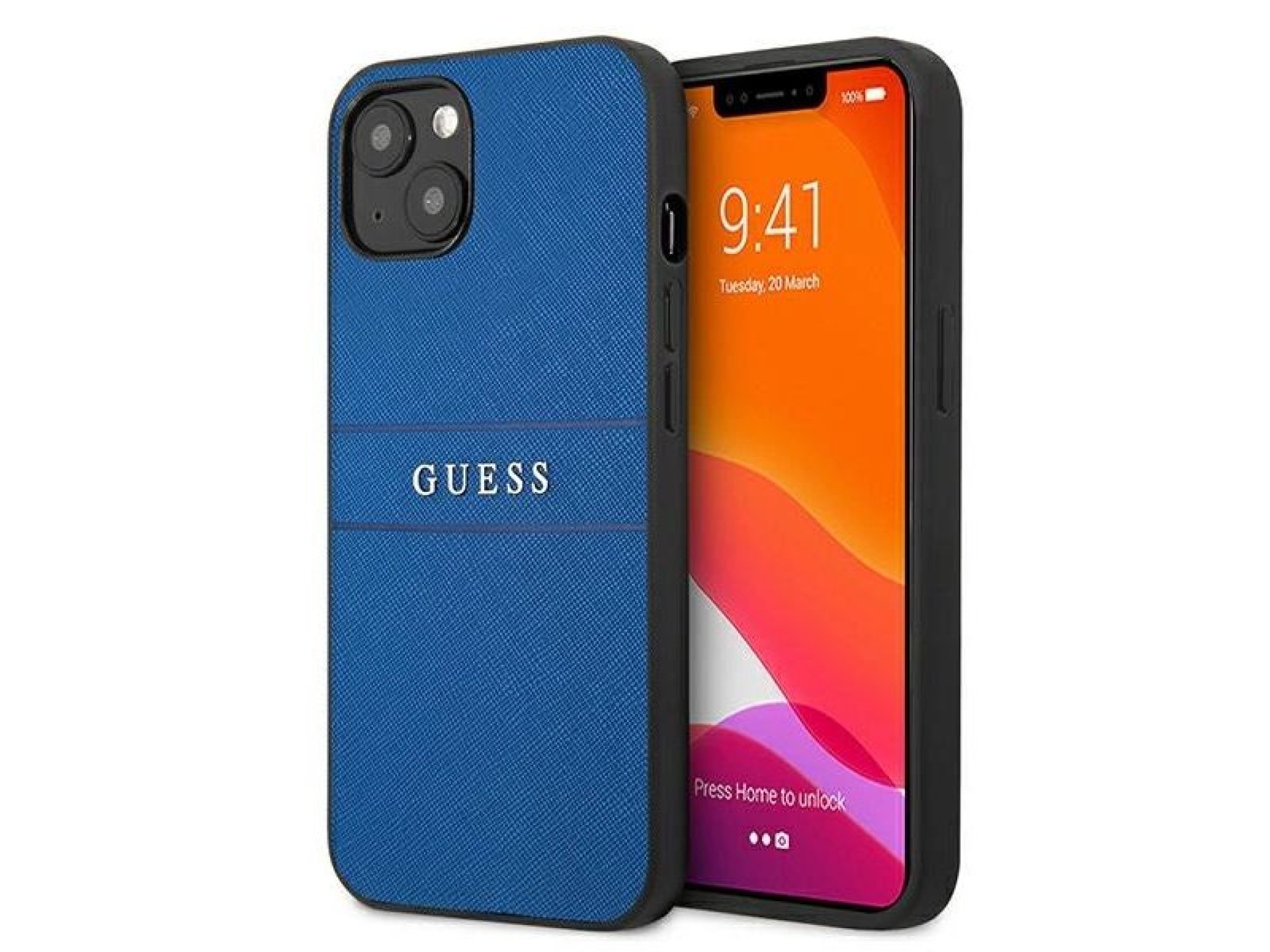 Capa Guess Saffiano com alça para iPhone 13 mini 5.4