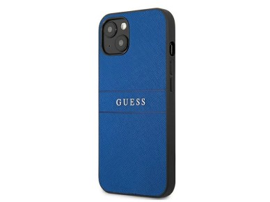 Guess Saffiano Strap Case for iPhone 13 mini 5.4" - Blue