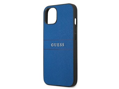 Guess Saffiano Strap Case for iPhone 13 mini 5.4" - Blue